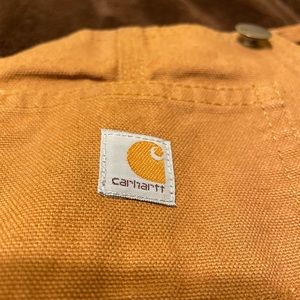 Boys Toddler 3t Carhartt overalls with flannel lining.